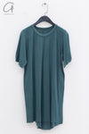 Boris Bidjan Saberi Cotton Short Sleeve T-shirt TS2.1 F0501T-HZ Seaweed